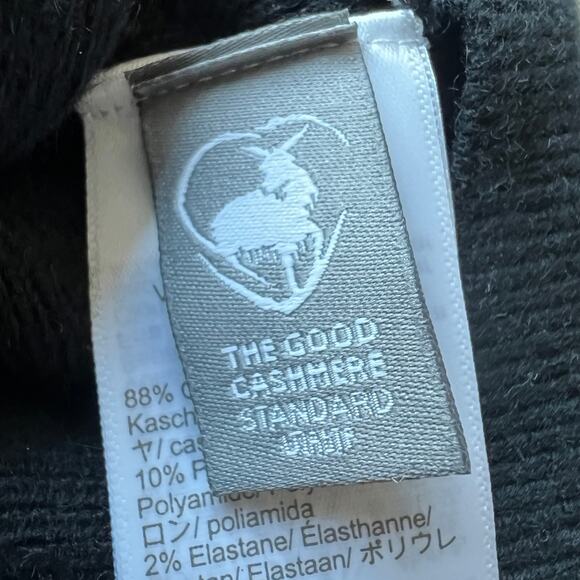 J Crew Cashmere Fringe Trim Sweater Tank Top XS Black - Picture 10 of 13